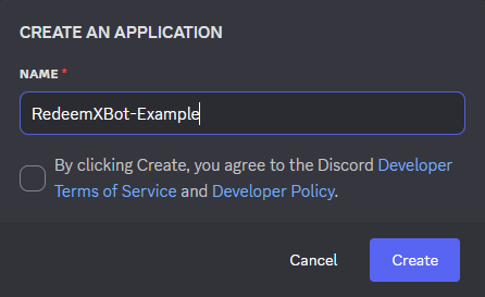 Step 1 - Name the Bot