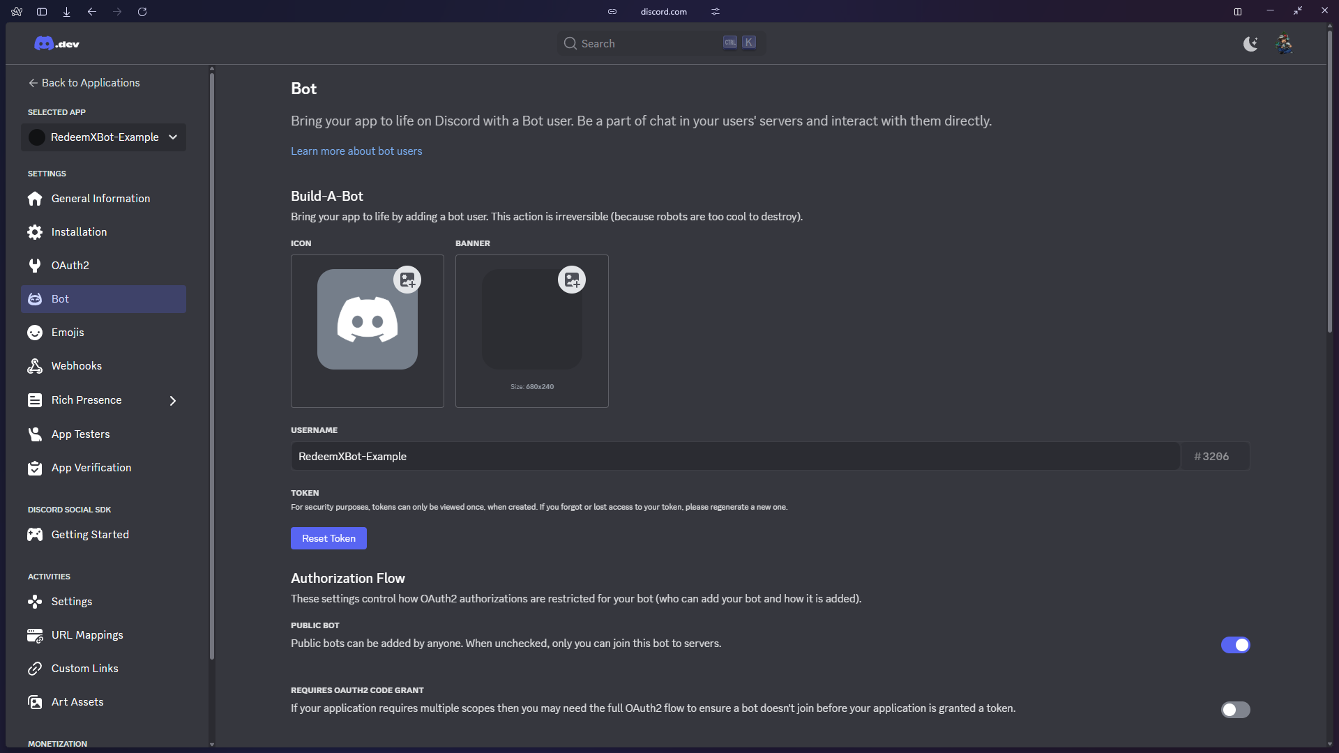 Step 2 - Bot Sidebar