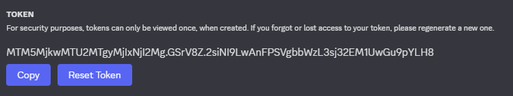 Step 2 - Copy Token