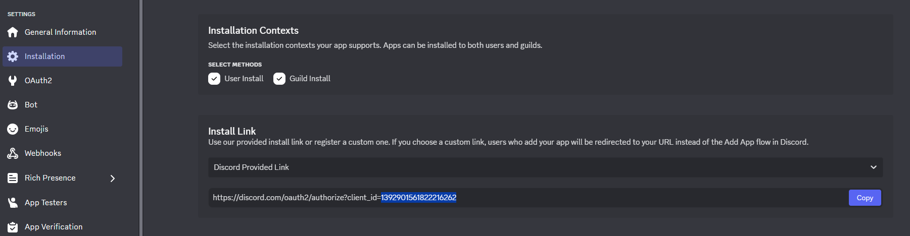 Step 3 - Copy Client ID